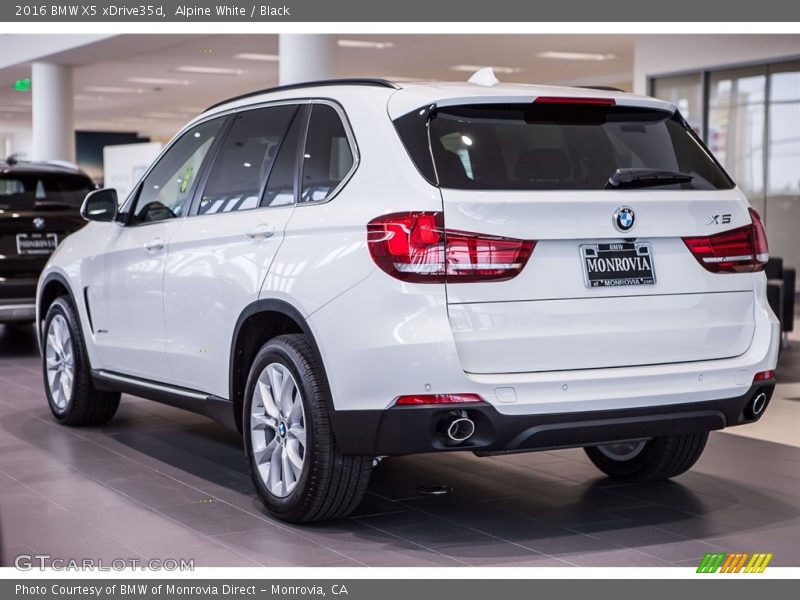 Alpine White / Black 2016 BMW X5 xDrive35d