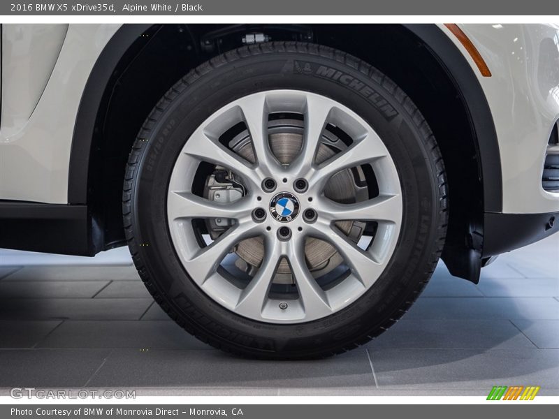 Alpine White / Black 2016 BMW X5 xDrive35d
