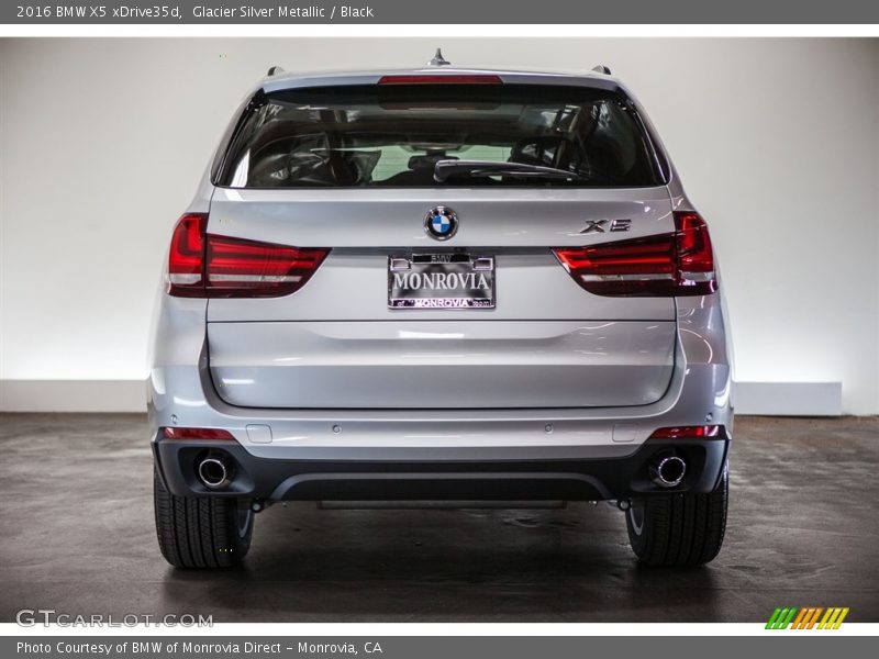 Glacier Silver Metallic / Black 2016 BMW X5 xDrive35d