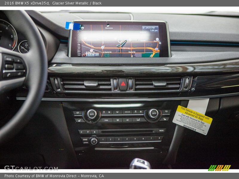 Glacier Silver Metallic / Black 2016 BMW X5 xDrive35d