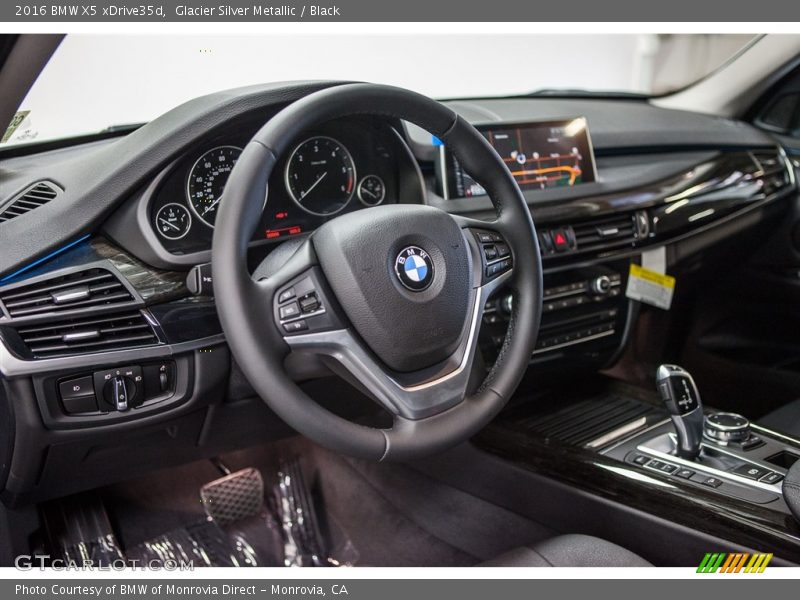 Glacier Silver Metallic / Black 2016 BMW X5 xDrive35d