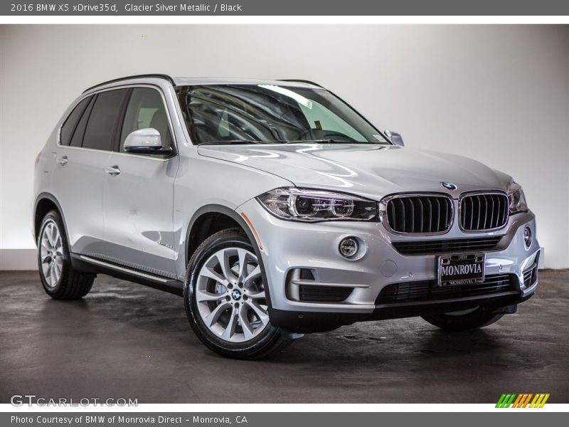 Glacier Silver Metallic / Black 2016 BMW X5 xDrive35d
