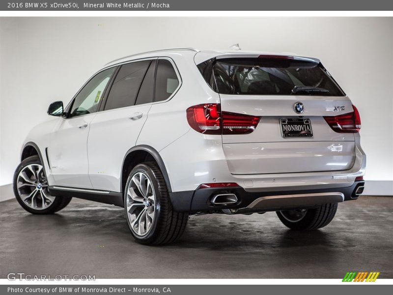 Mineral White Metallic / Mocha 2016 BMW X5 xDrive50i