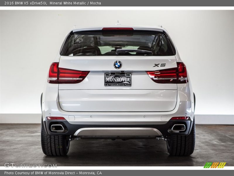 Mineral White Metallic / Mocha 2016 BMW X5 xDrive50i