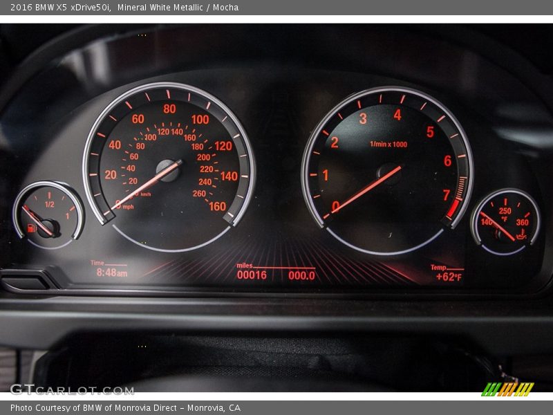 2016 X5 xDrive50i xDrive50i Gauges