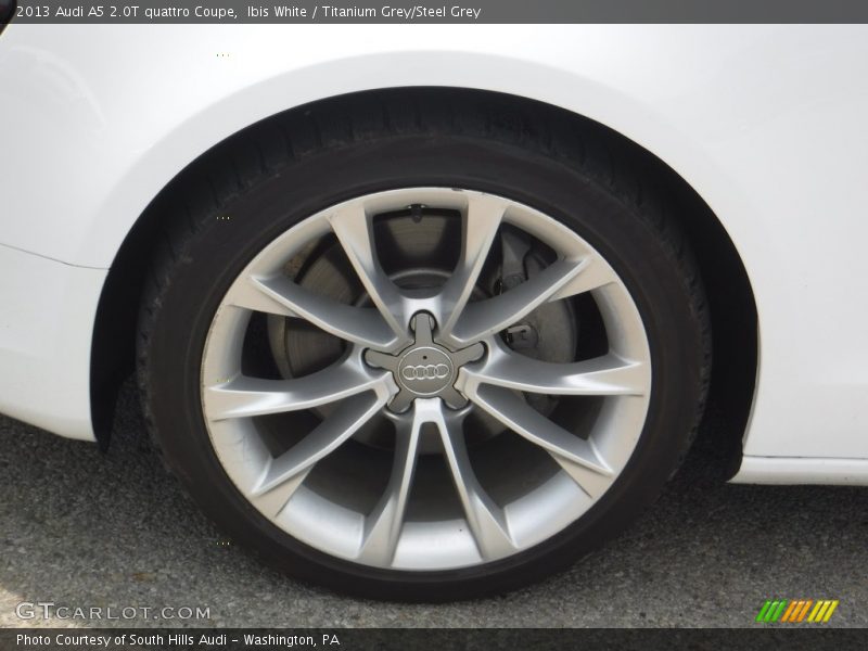 Ibis White / Titanium Grey/Steel Grey 2013 Audi A5 2.0T quattro Coupe