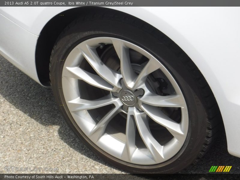 Ibis White / Titanium Grey/Steel Grey 2013 Audi A5 2.0T quattro Coupe