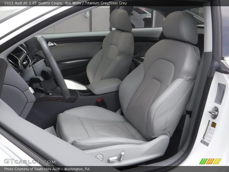 Ibis White / Titanium Grey/Steel Grey 2013 Audi A5 2.0T quattro Coupe