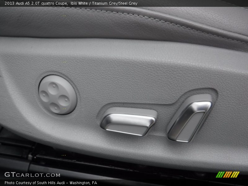 Ibis White / Titanium Grey/Steel Grey 2013 Audi A5 2.0T quattro Coupe