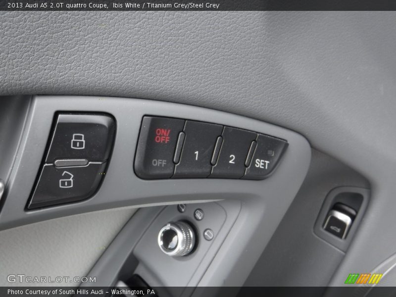 Ibis White / Titanium Grey/Steel Grey 2013 Audi A5 2.0T quattro Coupe