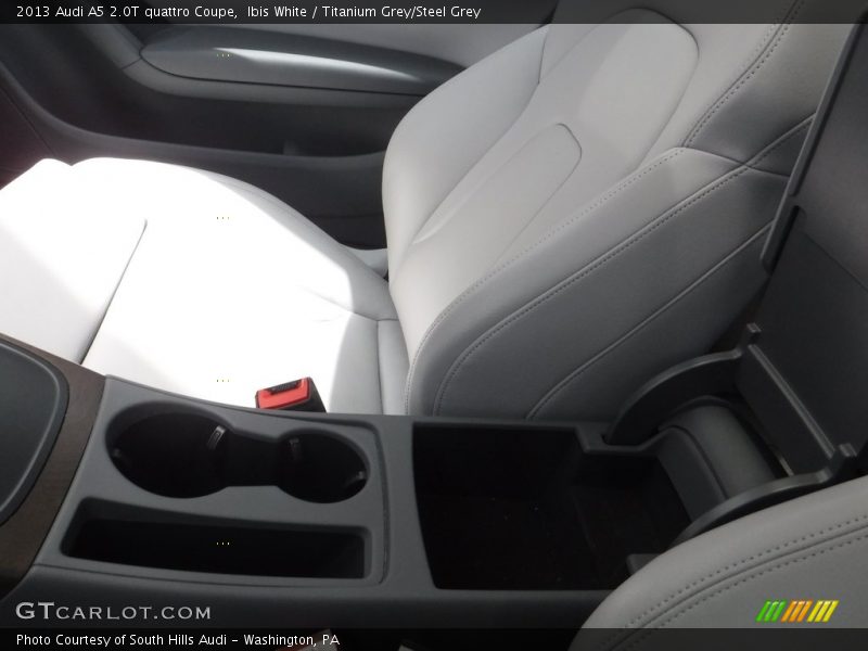 Ibis White / Titanium Grey/Steel Grey 2013 Audi A5 2.0T quattro Coupe