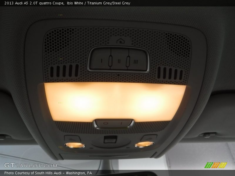 Ibis White / Titanium Grey/Steel Grey 2013 Audi A5 2.0T quattro Coupe