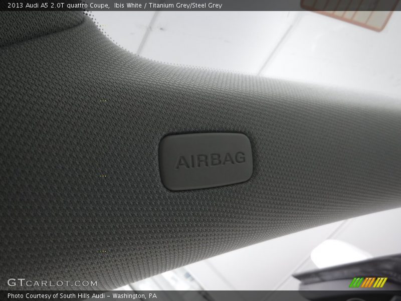Ibis White / Titanium Grey/Steel Grey 2013 Audi A5 2.0T quattro Coupe