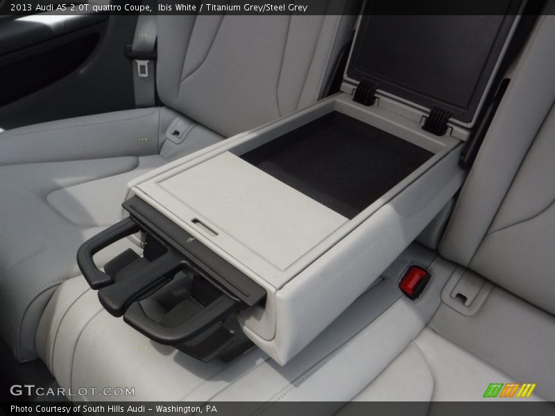Ibis White / Titanium Grey/Steel Grey 2013 Audi A5 2.0T quattro Coupe