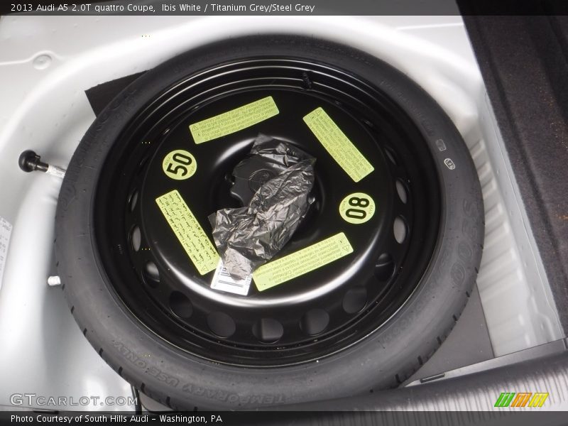 Ibis White / Titanium Grey/Steel Grey 2013 Audi A5 2.0T quattro Coupe