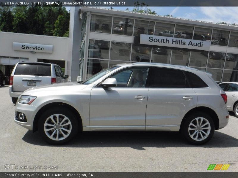 Cuvee Silver Metallic / Pistachio Beige 2014 Audi Q5 2.0 TFSI quattro