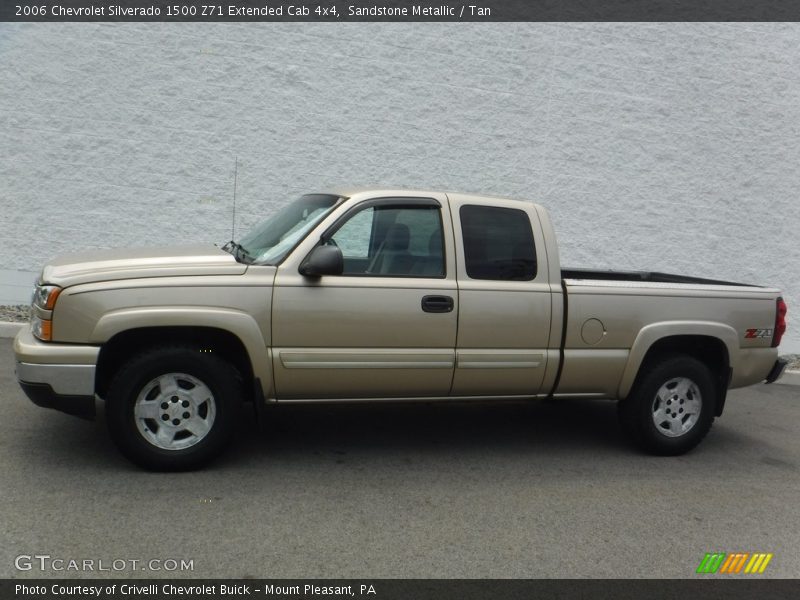 Sandstone Metallic / Tan 2006 Chevrolet Silverado 1500 Z71 Extended Cab 4x4