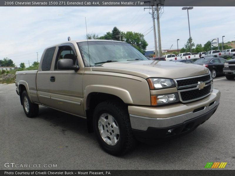 Sandstone Metallic / Tan 2006 Chevrolet Silverado 1500 Z71 Extended Cab 4x4