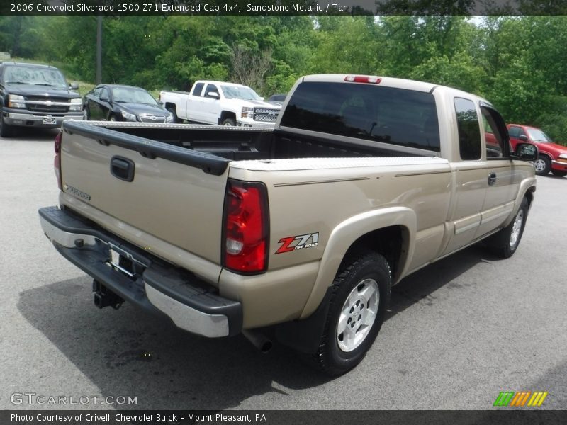 Sandstone Metallic / Tan 2006 Chevrolet Silverado 1500 Z71 Extended Cab 4x4