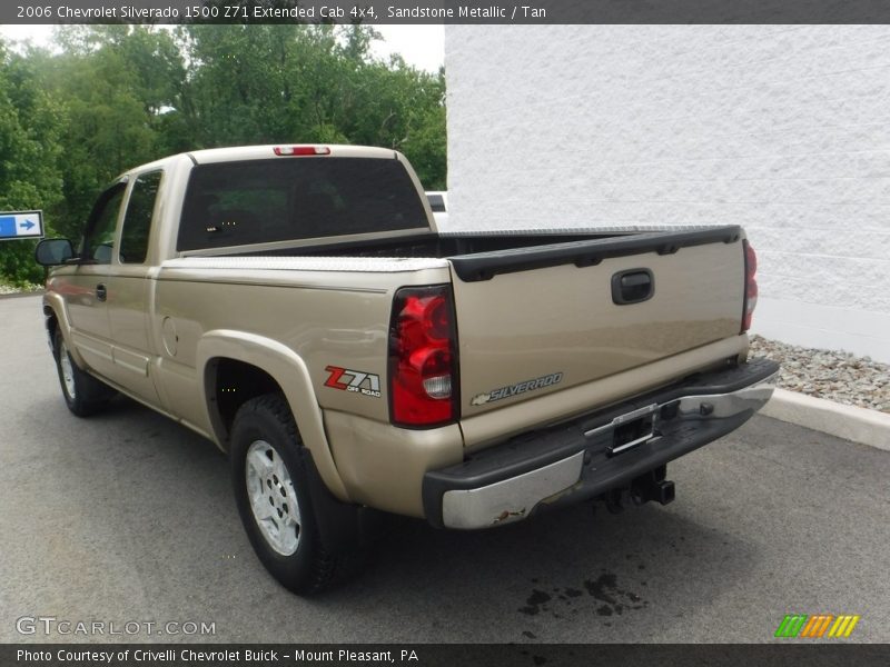 Sandstone Metallic / Tan 2006 Chevrolet Silverado 1500 Z71 Extended Cab 4x4