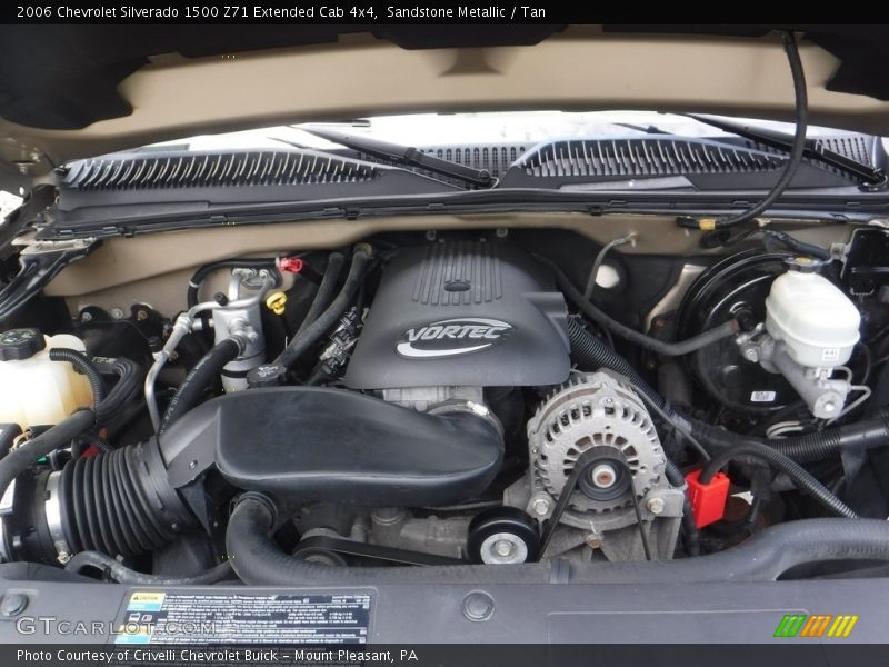 Sandstone Metallic / Tan 2006 Chevrolet Silverado 1500 Z71 Extended Cab 4x4