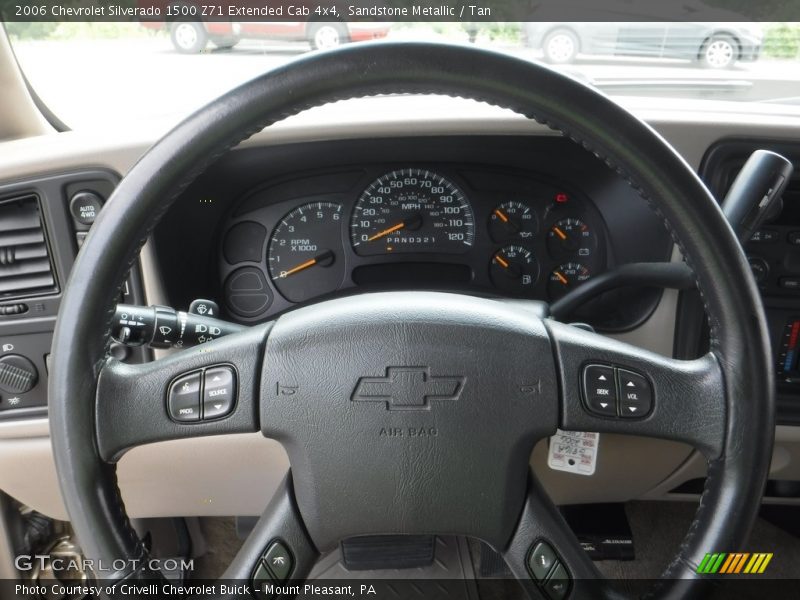 Sandstone Metallic / Tan 2006 Chevrolet Silverado 1500 Z71 Extended Cab 4x4
