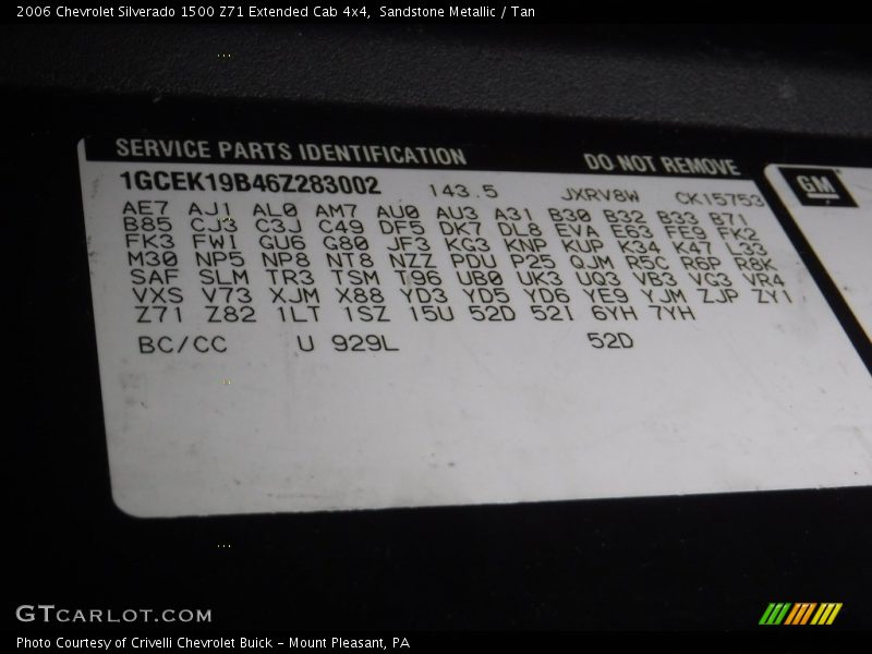 Sandstone Metallic / Tan 2006 Chevrolet Silverado 1500 Z71 Extended Cab 4x4