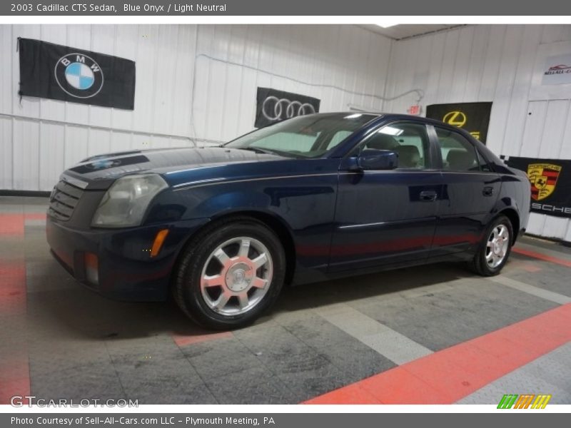 Blue Onyx / Light Neutral 2003 Cadillac CTS Sedan