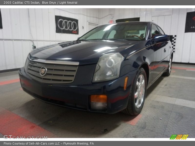 Blue Onyx / Light Neutral 2003 Cadillac CTS Sedan
