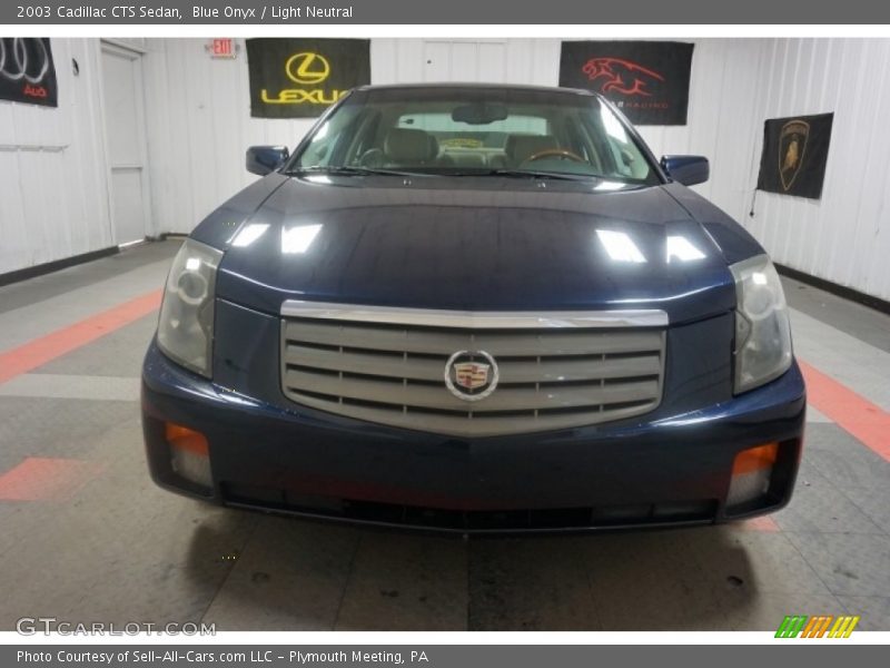 Blue Onyx / Light Neutral 2003 Cadillac CTS Sedan