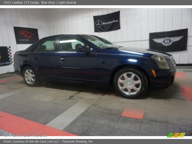 Blue Onyx / Light Neutral 2003 Cadillac CTS Sedan