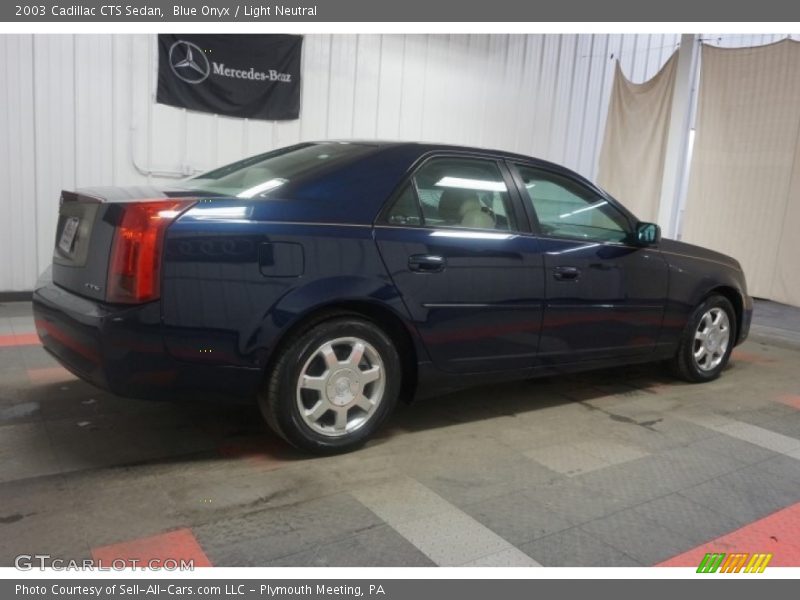 Blue Onyx / Light Neutral 2003 Cadillac CTS Sedan