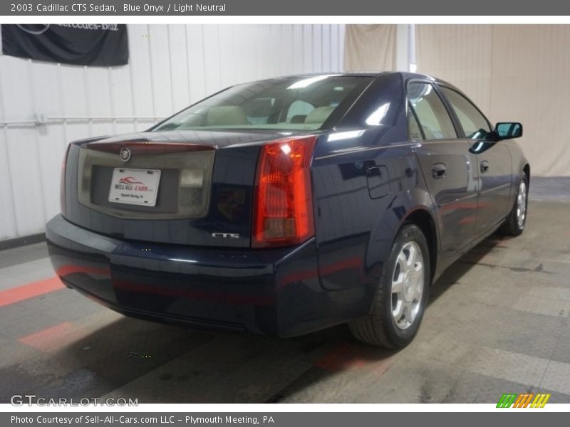Blue Onyx / Light Neutral 2003 Cadillac CTS Sedan