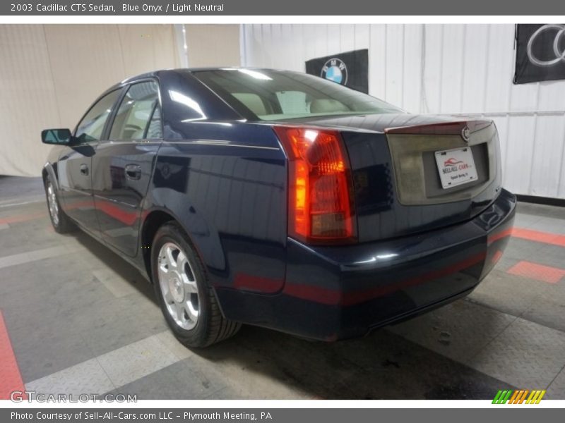 Blue Onyx / Light Neutral 2003 Cadillac CTS Sedan