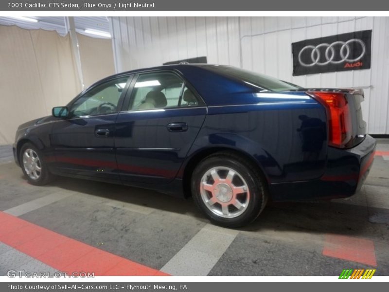 Blue Onyx / Light Neutral 2003 Cadillac CTS Sedan