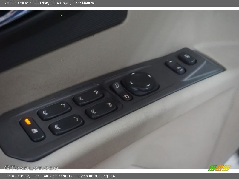 Blue Onyx / Light Neutral 2003 Cadillac CTS Sedan