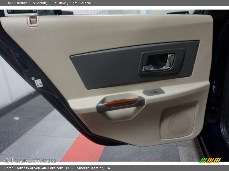 Blue Onyx / Light Neutral 2003 Cadillac CTS Sedan