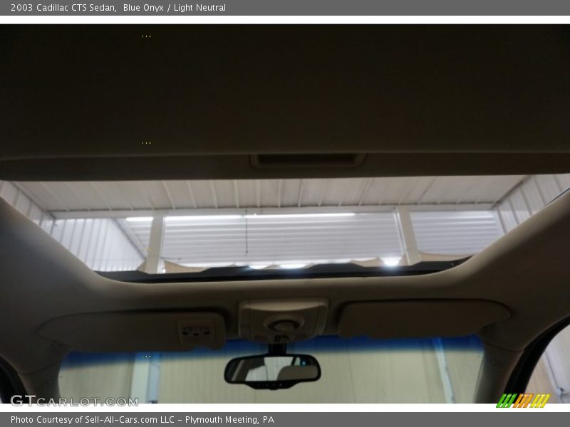 Blue Onyx / Light Neutral 2003 Cadillac CTS Sedan