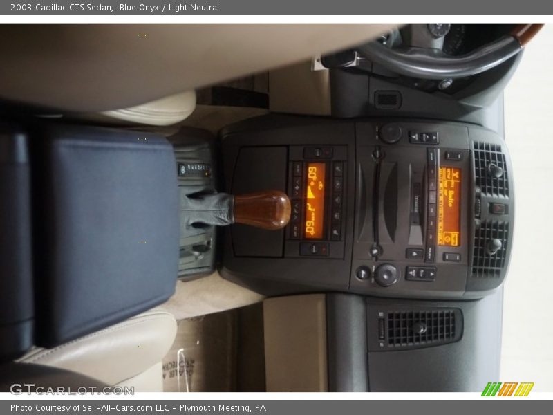 Blue Onyx / Light Neutral 2003 Cadillac CTS Sedan