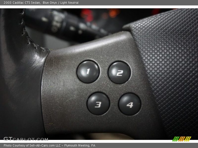 Blue Onyx / Light Neutral 2003 Cadillac CTS Sedan