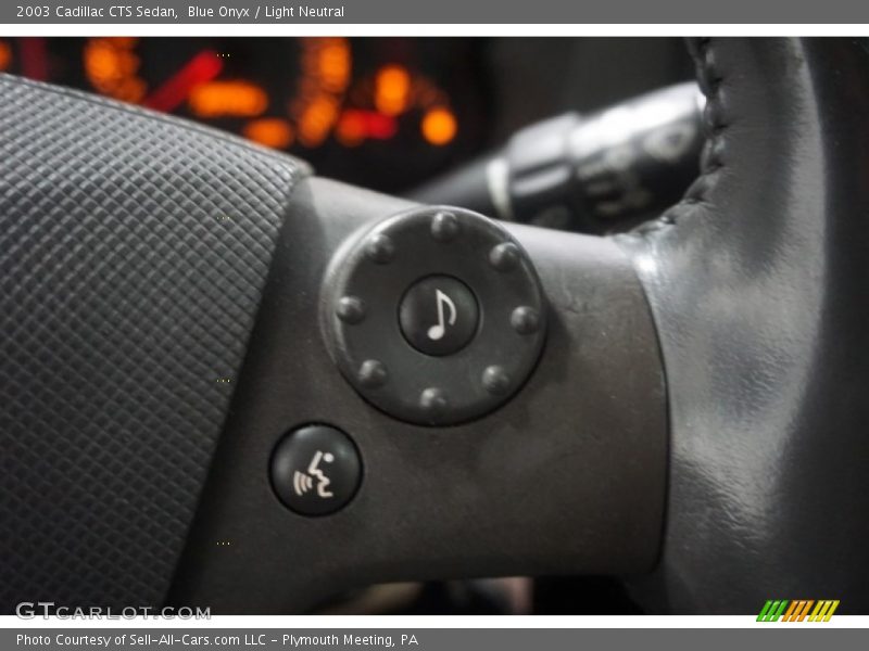 Blue Onyx / Light Neutral 2003 Cadillac CTS Sedan
