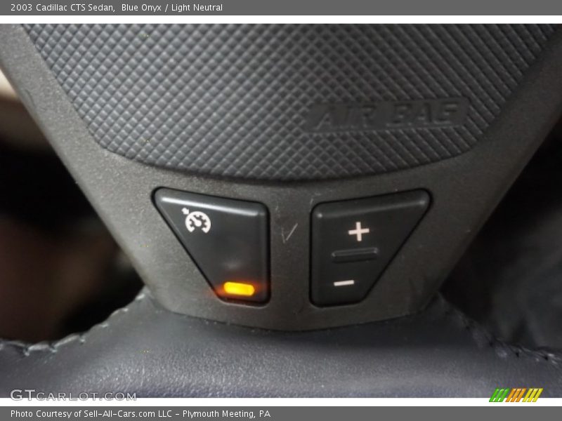 Blue Onyx / Light Neutral 2003 Cadillac CTS Sedan