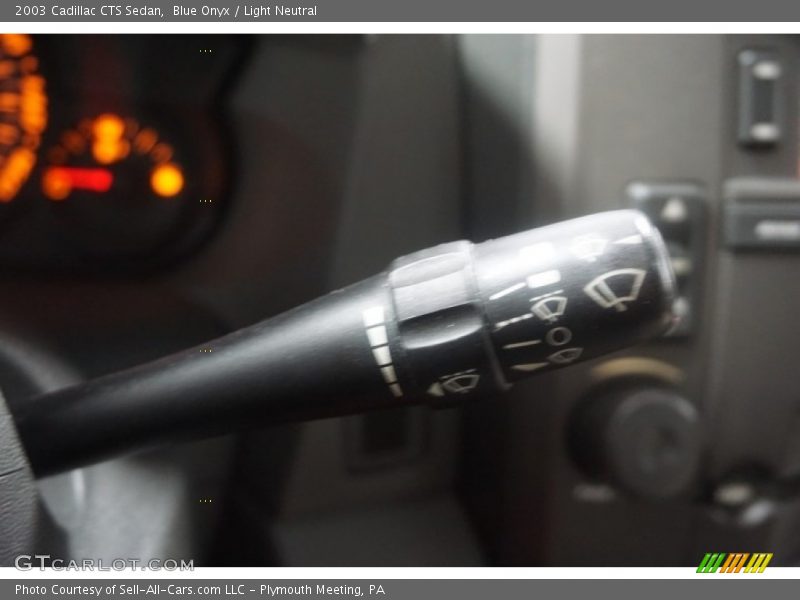 Blue Onyx / Light Neutral 2003 Cadillac CTS Sedan