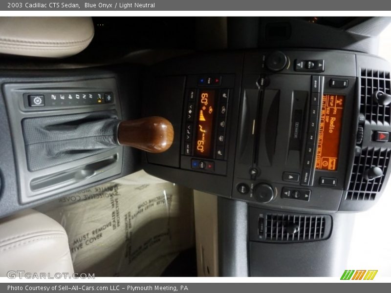 Blue Onyx / Light Neutral 2003 Cadillac CTS Sedan