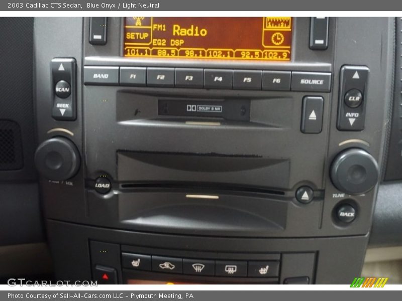 Blue Onyx / Light Neutral 2003 Cadillac CTS Sedan