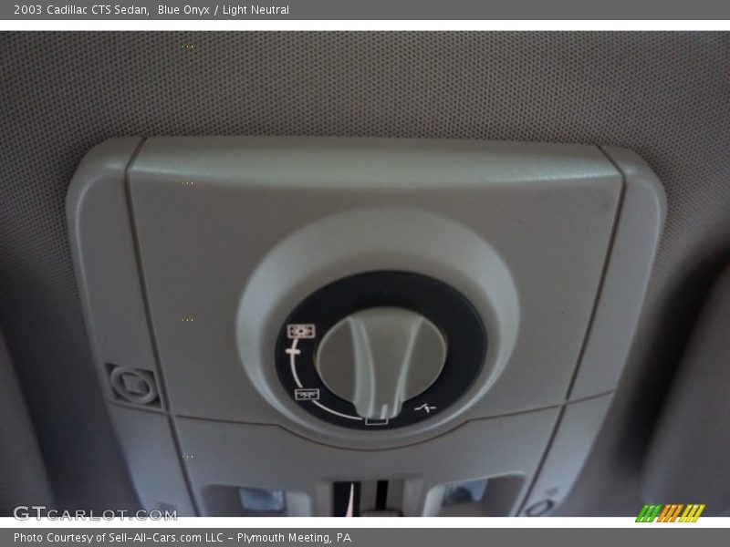Blue Onyx / Light Neutral 2003 Cadillac CTS Sedan