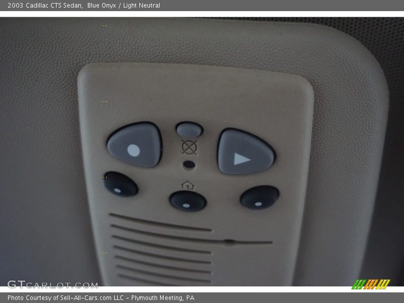 Blue Onyx / Light Neutral 2003 Cadillac CTS Sedan