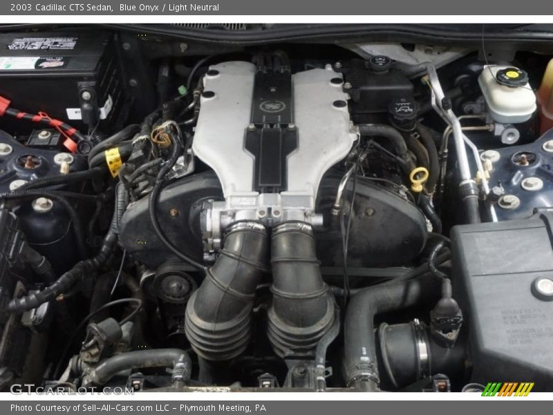 Blue Onyx / Light Neutral 2003 Cadillac CTS Sedan