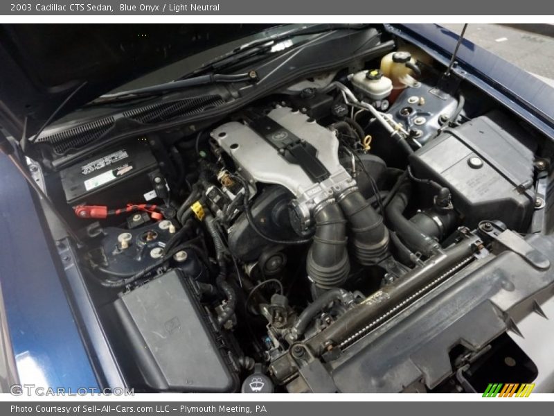 Blue Onyx / Light Neutral 2003 Cadillac CTS Sedan