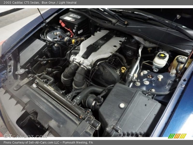 Blue Onyx / Light Neutral 2003 Cadillac CTS Sedan